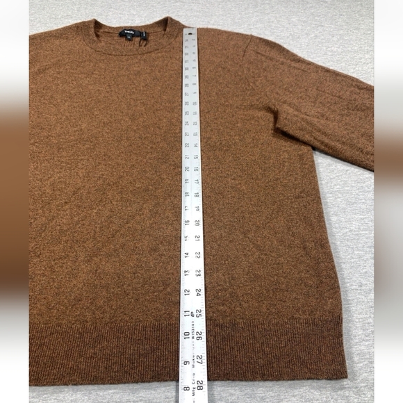 Theory 100% Cashmere Men's Brown Crewneck Sweater - Picture 9 of 10
